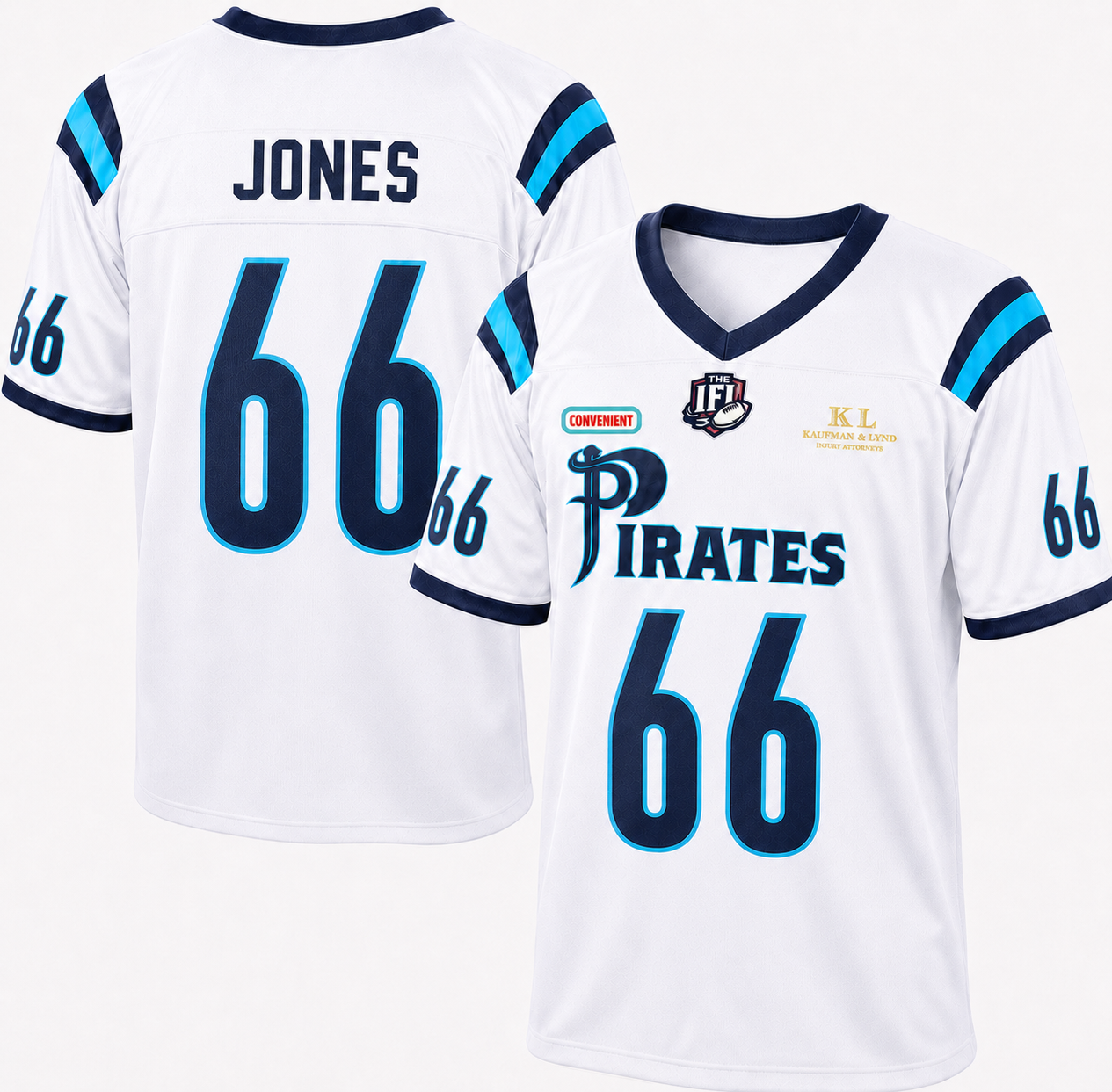 #66 Jones Orlando Pirates Replica Jersey