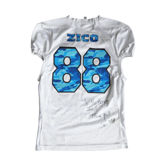 Signed Isaac Zico 2024 Adidas "Military Appreciation" Authentic Jersey