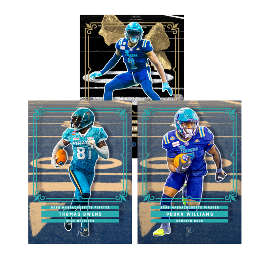 Massachusetts Pirates 2025 Trading Cards - Full Base Set