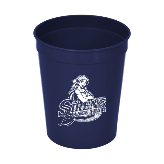 Orlando Sirens Navy Plastic Cup